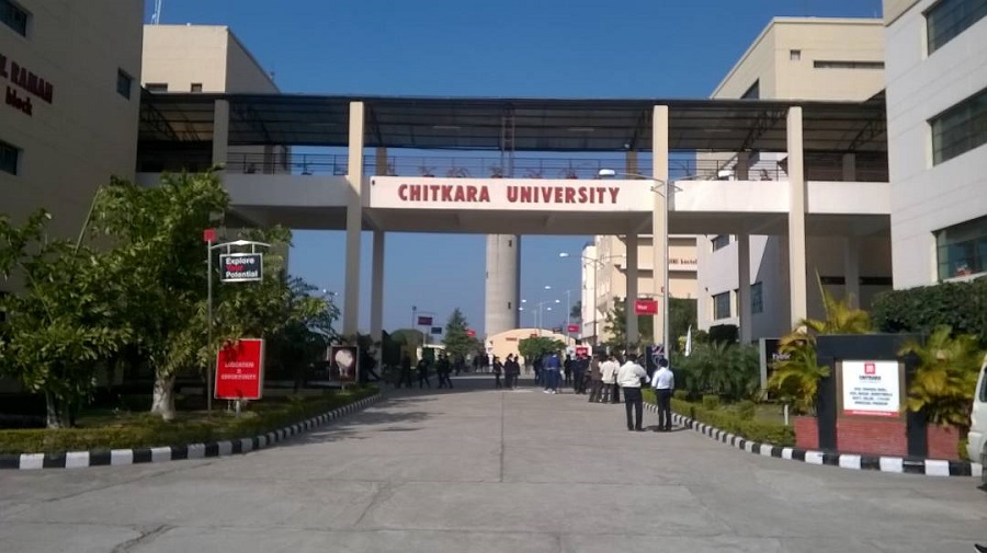 At Chitkara University H. P Attending MBA Classes